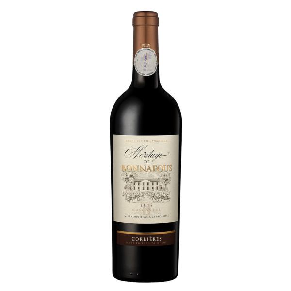 Vin rouge Héritage de bonnafous Cascastel  75cl x1 180