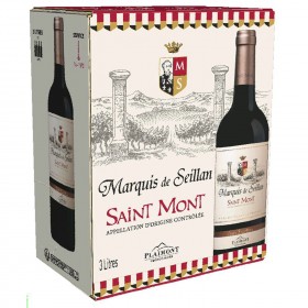 Vin rouge Saint Mont MARQUIS DE SEILLAN_Carrefour