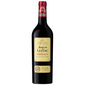 Vin rouge Bordeaux BARON DE LESTAC 2016_Carrefour
