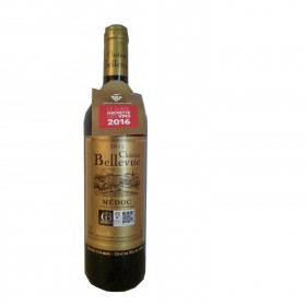 Vin rouge Médoc CHATEAU BELLEVUE_Carrefour