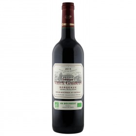 Vin rouge bio Bordeaux 2014 CHATEAU VIEUX GABIRAN_Carrefour