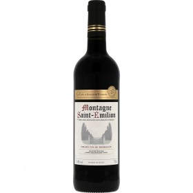 Vin rouge Bordeaux Montagne Saint Emilion Merlot - Cabernet Sauvignon LA CAVE D'AUGUSTIN FLORENT_Carrefour