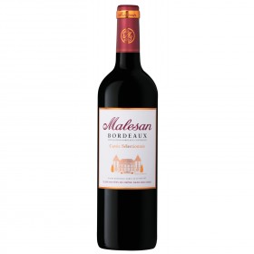 Vin rouge Bordeaux MALESAN_Carrefour