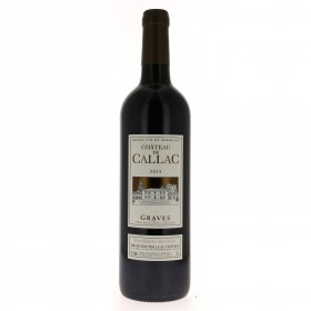 Vin rouge Graves 2012 CHATEAU DE CALLAC_Carrefour