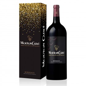 Vin rouge Bordeaux MOUTON CADET --1,5L_Carrefour