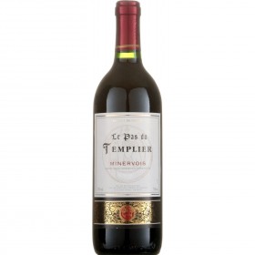 Vin rouge AOC Minervois LE PAS DU TEMPLIER_Carrefour