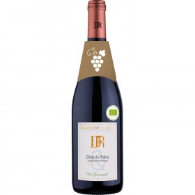 Vin Rouge Vallée du Rhône Côtes du Rhône Grenache Noir - Syrah - Carignan Bio DAUVERGNE RANVIER VIN GOURMAND_Carrefour