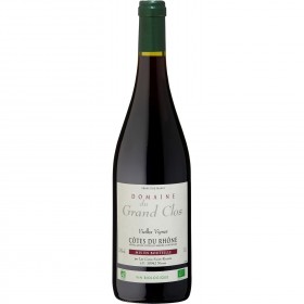 Vin rouge bio Côtes du Rhône Vieilles Vignes 2016 DOMAINE DU GRAND CLOS_Carrefour