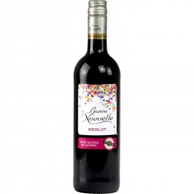 Vin rouge merlot sans alcool BONNE NOUVELLE_Carrefour